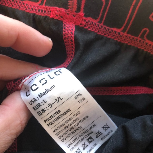 BNWOT Tesla tights/Long johns undergarment in power red/blk size medium!! - Picture 5 of 6